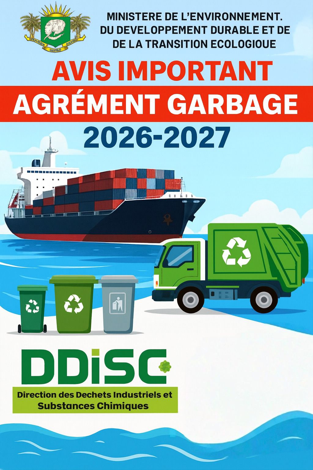 AGRÉMENT GARBAGE 2026-2027